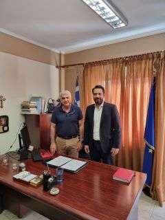 Στις Διευθύνσεις Πρωτοβάθμιας & Δευτεροβάθμιας Εκπαίδευσης ο Τάσος Μπαρτζώκας