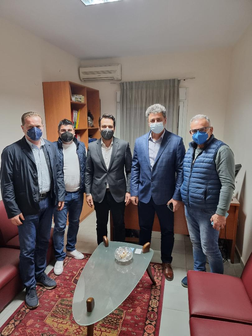 Τάσος Μπαρτζώκας: Συναντήσεις με το Σωματείο Τεχνιτών Ξυλουργών Βέροιας και τη Συντεχνία Κρεοπωλών Βέροιας