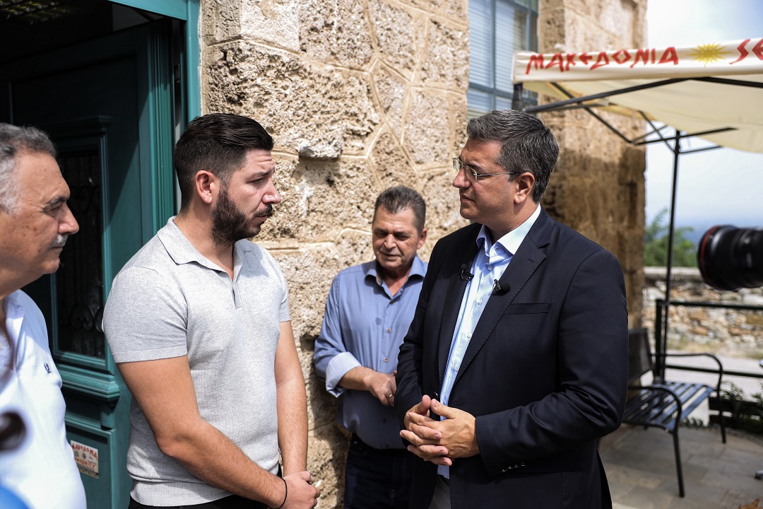 Επίσκεψη του επικεφαλής της περιφερειακής παράταξης «Αλληλεγγύη», Περιφερειάρχη Κεντρικής Μακεδονίας, Απόστολου Τζιτζικώστα στη Βέροια και τη Νάουσα Ημαθίας
