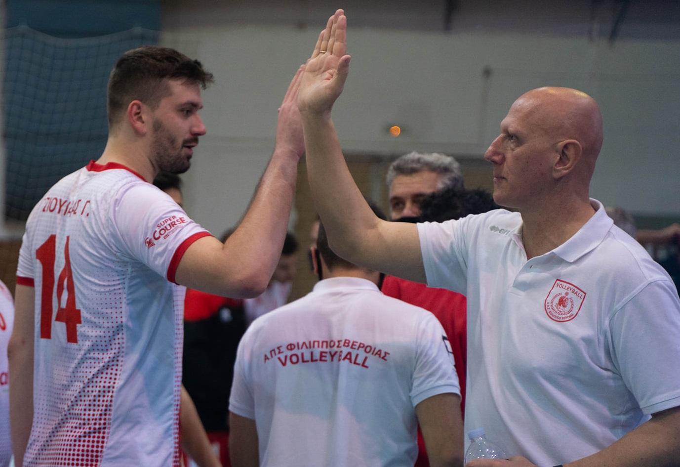 Α.Π.Σ Φίλιππος Βέροιας Volleyball: Λύση συνεργασίας με Σωκράτη & Γιώργο Τζιουμάκα
