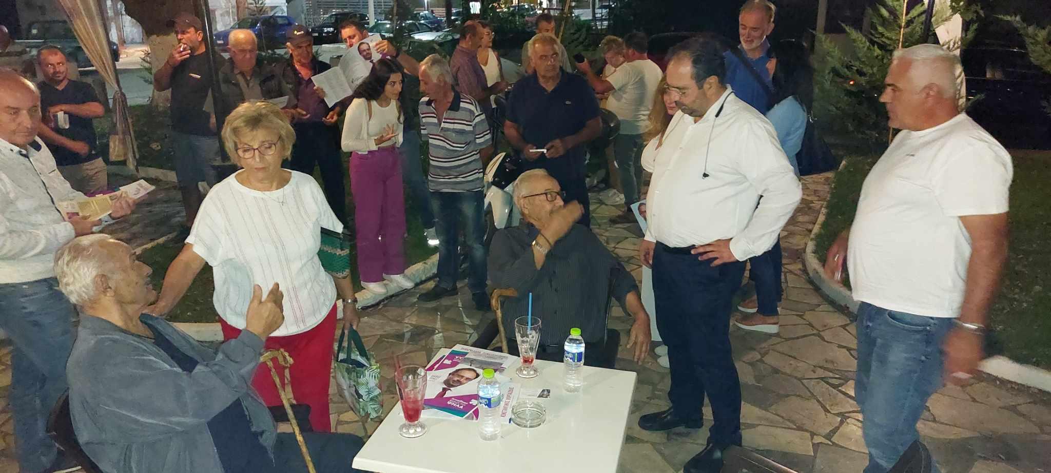 «Ανάπτυξη σε κάθε γωνιά του Δήμου Βέροιας» . Περιοδεία Βοργιαζίδη σε Αγ. Μαρίνα και Αγ. Γεώργιο