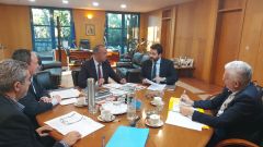 Ο Μπαρτζώκας με Σταϊκούρα για τα μεγάλα αρδευτικά έργα “Βεργίνας, Μελίκης, Αιγινίου", Νησίου και Νάουσας