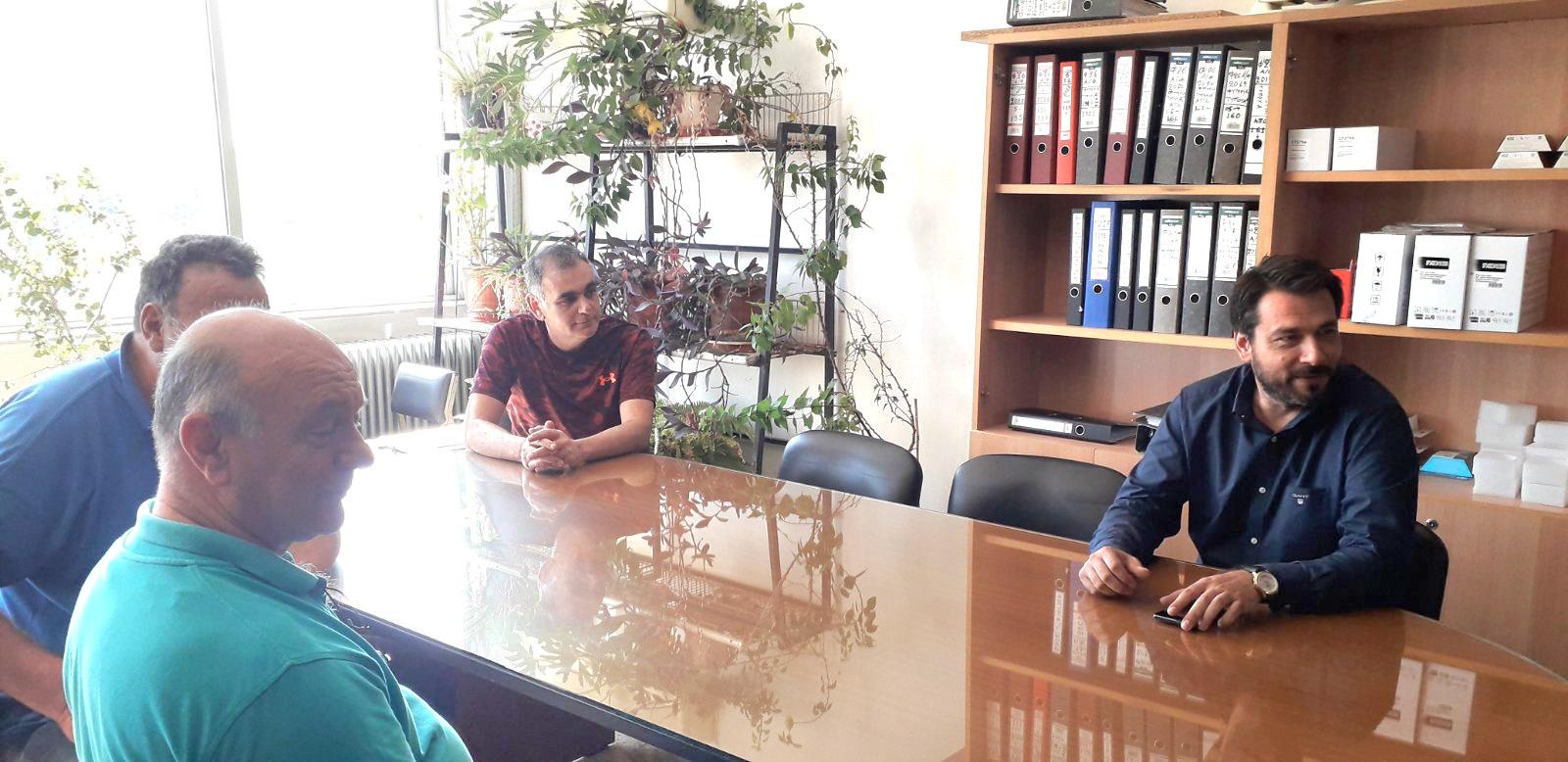 Σε όλες τις Δημόσιες Υπηρεσίες Αλεξάνδρειας ο Τάσος Μπαρτζώκας! Πολύ καλά νέα για το έργο του νέου αρδευτικού αγωγού, στη Μελίκη!