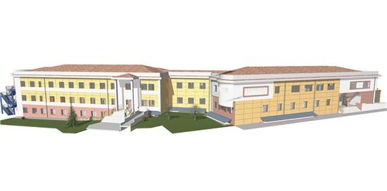 Συντήρηση εξωτερικών όψεων και ελαιοχρωματισμός στο Νοσοκομείο Νάουσας