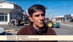Δήλωση του Δημήτρη Τσιουλάκου , πρόεδρου του Αγροτικού Συλλόγου Νάουσας για την αγροτική κινητοποίηση της Τρίτης 11/10