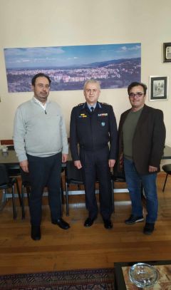 Επίσκεψη του Συντονιστή Επιχειρήσεων Π.Υ. Κεντ. Μακεδονίας, Ανατ. Μακεδονίας, & Θράκης στον Δήμαρχο Βέροιας