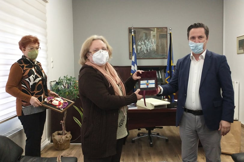 Συνάντηση του Δημάρχου Νάουσας με τη πρέσβειρα και τον πρόξενο της Κούβας
