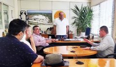 Επισκέψεις Κώστα Καλαϊτζίδη σε συνεταιρισμούς και ιδιωτικές επιχειρήσεις επεξεργασίας και εμπορίας φρούτων 