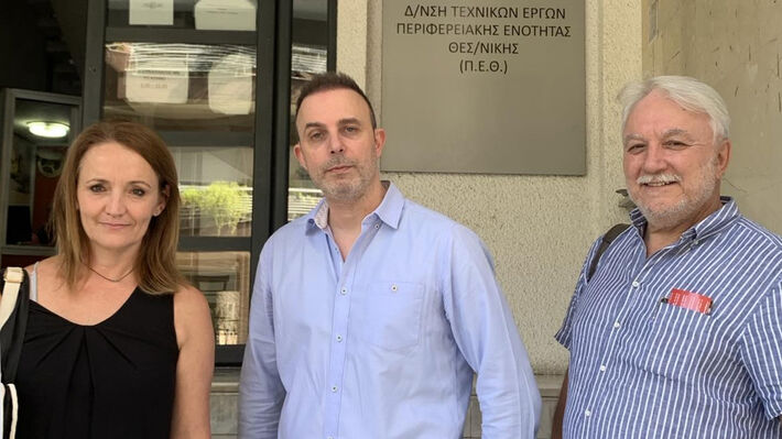 Περιοδεία του Σωτήρη Αβραμόπουλου στις Τεχνικές Υπηρεσίες της Περιφέρειας