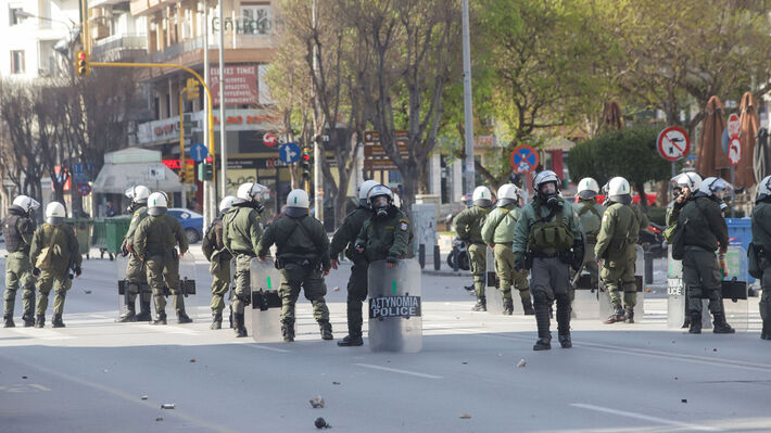 Σκηνικό επεισοδίων σε Γεωπονική και ΑΠΘ