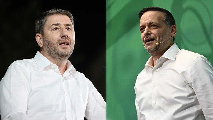 Ν. Ανδρουλάκης και Χ. Δούκας στον β' γύρο