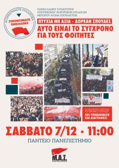 ΠΑΝΕΛΛΑΔΙΚΗ ΣΥΝΑΝΤΗΣΗ ΣΥΝΤΟΝΙΣΜΟΥ ΦΟΙΤΗΤΙΚΩΝ ΣΥΛΛΟΓΩΝ