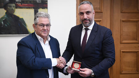 ΔΗΜΗΤΡΗΣ ΚΟΥΤΣΟΥΜΠΑΣ: Κάθε ένας που θέλει να λέγεται άνθρωπος σήμερα πρέπει να είναι ανοιχτά και δραστήρια με το μέρος του Παλαιστινιακού λαού