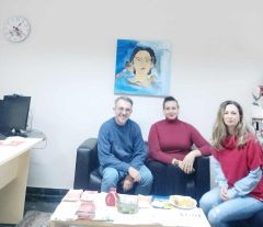 Επίσκεψη του Προϊσταμένου του Γραφείου Αντιμετώπισης Ενδοοικογενειακής Βίας του Α.Τ. Βέροιας κ. Σαμούκα Αθανάσιου στο Κέντρο Συμβουλευτικής Υποστήριξης Γυναικών Δήμου Βέροιας
