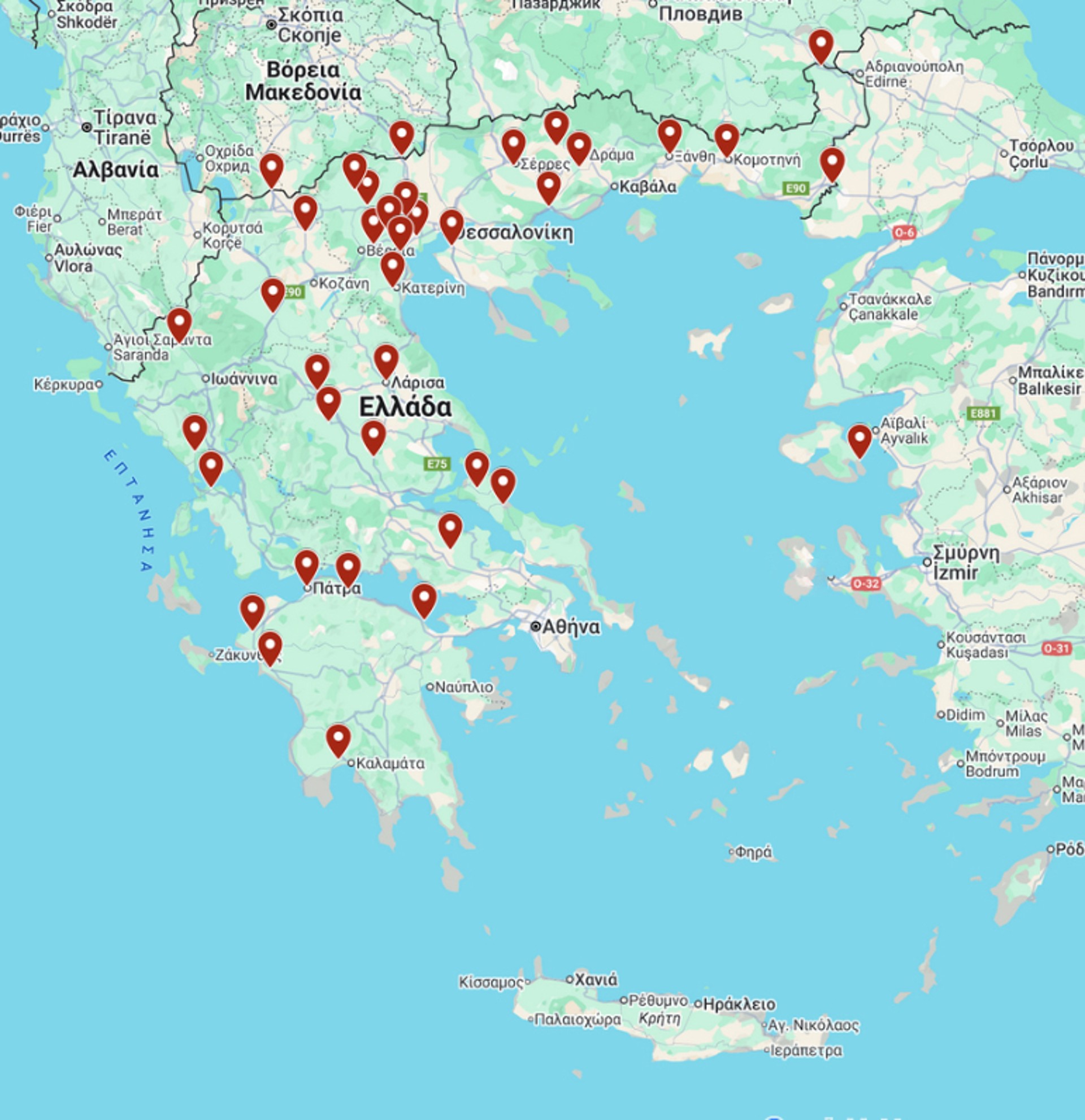 Τα μπλόκα σε όλη τη χώρα