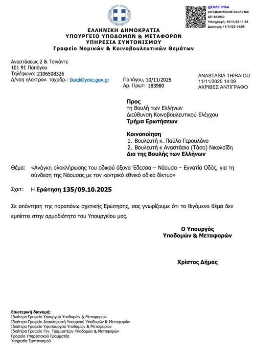 Ημαθία : Ημέρες υποδομών Βαθιά κοροϊδία