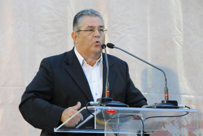 Ομιλία Δ. Κουτσούμπα σε μαζική συγκέντρωση στη Νάουσα