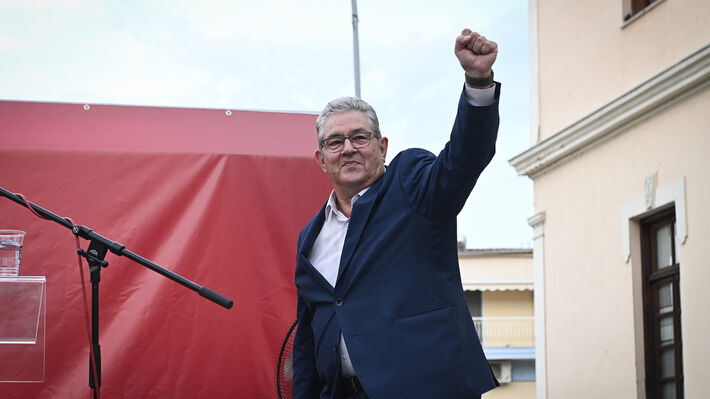 Δ. Κουτσούμπας: Το δίλημμα στις εκλογές δεν είναι αν θα ενισχυθούν οι πολιτικές δυνάμεις που υπερασπίζονται τη «σταθερότητα» του συστήματος, αλλά η δύναμη που παλεύει για την ανατροπή του, το ΚΚΕ