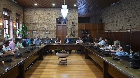 Συνάντηση των Αγροτικών Συλλόγων Ημαθίας και Πέλλας με τον Γενικό Γραμματέα της ΚΕ του ΚΚΕ, Δημήτρη Κουτσούμπα