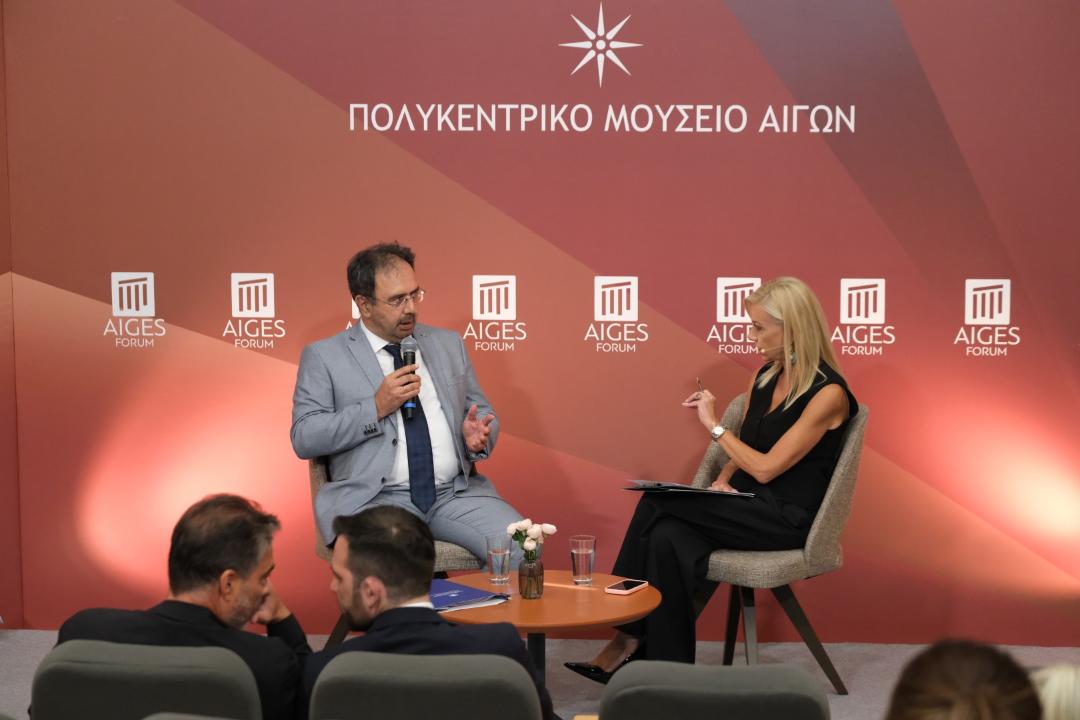 Κ. Βοργιαζίδης στο 1ο Forum των Αιγών: «Η μεγαλύτερη πρόκληση είναι το φθηνό ρεύμα . Ναι στις ΑΠΕ, αλλά με δίκτυα και αποθήκευση ενέργειας»