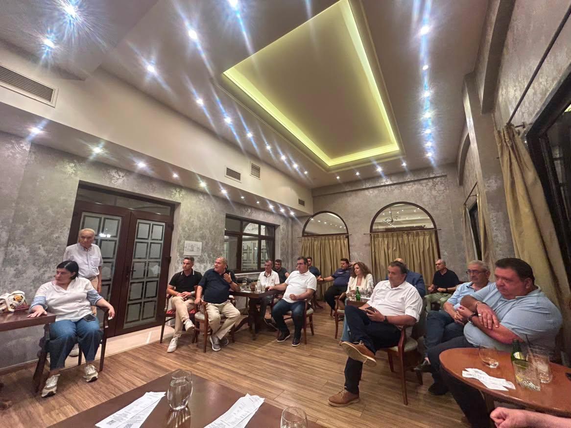 Πρώτη Διευρυμένη Συνάντηση της Ν.Ε.Ε.Α. του ΠΑΣΟΚ /Κινήματος Αλλαγής στην Ημαθία με την παρουσία του Βουλευτή Μανώλη Χριστοδουλάκη