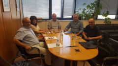 Συνάντηση με τον Πρόεδρο και τον Αντιπρόεδρο του ΕΛΓΑ, Φρόσως Καρασαρλίδου, Χρήστου Αντωνίου και Γιάννη Σηφάκη