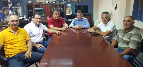 Συνάντηση του αντιπεριφερειάρχη Ημαθίας με το Δ.Σ. του Αγροτικού Συλλόγου Βέροιας