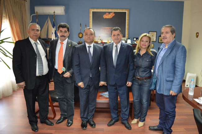 Επίσκεψη του γενικού πρόξενου του Ουζμπεκιστάν Ολίμ Κασίμοφ στον αντιπεριφερειάρχη
