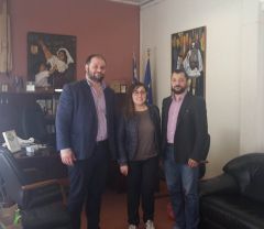 Συνάντηση του Δημάρχου Νάουσας  με τον Πρόεδρο του Κοι.Σ.Π.Ε. Ημαθίας “Δεσμός” 