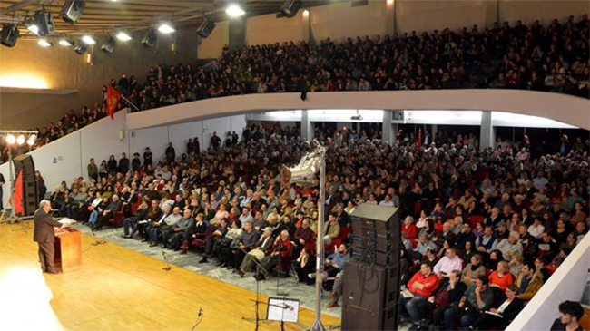 ΕΚΔΗΛΩΣΗ ΤΗΣ ΚΟΜΜΑΤΙΚΗΣ ΟΡΓΑΝΩΣΗΣ ΚΕΝΤΡΙΚΗΣ ΜΑΚΕΔΟΝΙΑΣ ΚΚΕ: Μάκης Παπαδόπουλος: «Γράψαμε ιστορία, γράφουμε το μέλλον» 