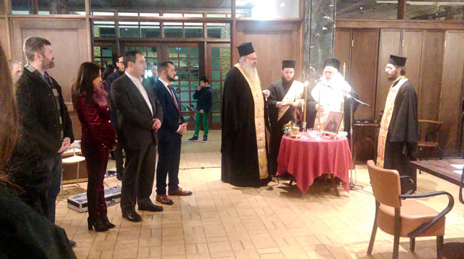 ΑΓΙΑΣΜΟΣ ΚΑΙ ΕΓΚΑΙΝΙΑ ΣΤΟ ΝΕΟ ΚΑΦΕ ΤΗΣ ΑΝΤΩΝΙΑΔΕΙΑΣ ΣΤΕΓΗΣ