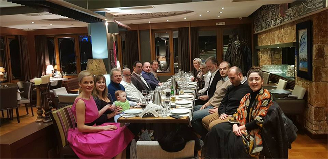 Κοπή πίτας των μελών του Δ.Σ, των υπαλλήλων και των δασκάλων των ομάδων του Τμήματος Θεατρικής Υποδομής του ΔΗ.ΠΕ.ΘΕ Βέροιας