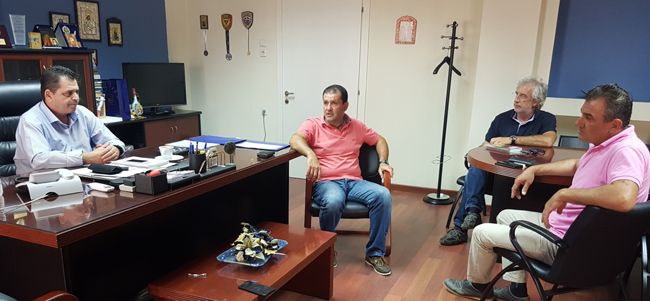 Συνάντηση αντιπεριφερειάρχη με την διοίκηση του Αγροτικού Συλλόγου Γεωργών Βέροιας