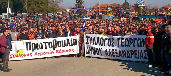 Μαζικό αγροτικό συλλαλητήριο στην Κουλούρα