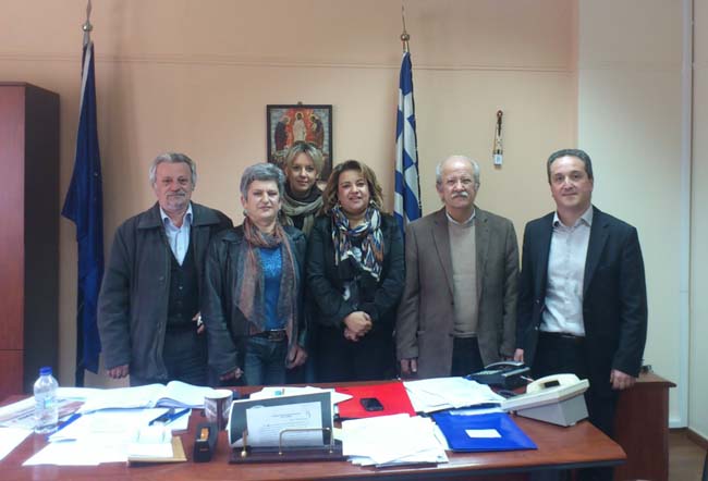 Επίσκεψη της Ν.Ε του ΣΥΡΙΖΑ στο Νοσοκομείο της Βέροιας