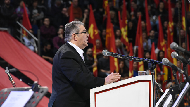 ΟΜΙΛΙΑ ΤΟΥ ΓΓ ΤΗΣ ΚΕ ΤΟΥ ΚΚΕ ΔΗΜΗΤΡΗ ΚΟΥΤΣΟΥΜΠΑ ΣΤΗΝ ΕΚΔΗΛΩΣΗ ΓΙΑ ΤΑ 100 ΧΡΟΝΑ ΤΟΥ ΚΚΕ ΣΤΗ ΘΕΣΣΑΛΟΝΙΚΗ 