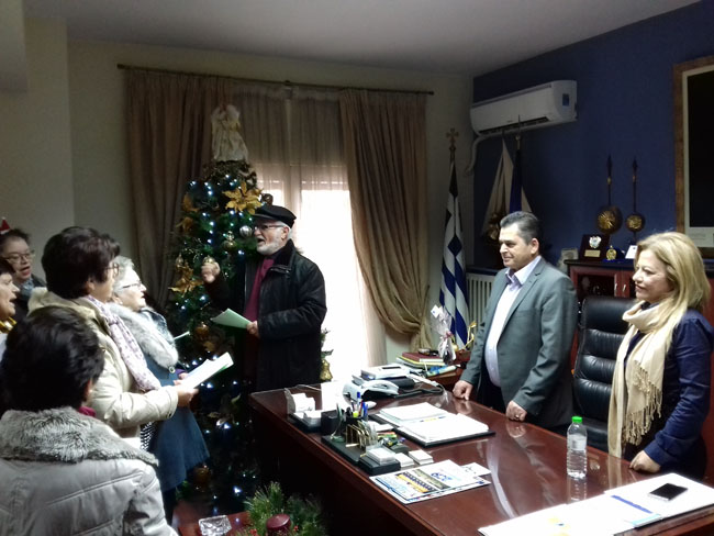 Κάλαντα Μικρασιατών στον Αντιπεριφερειάρχη