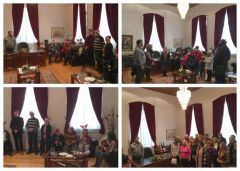 Χριστουγεννιάτικα κάλαντα κι ευχές στο Δήμαρχο Βέροιας 