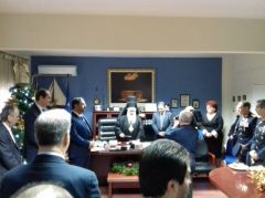 Υποδοχή νέου έτους στο γραφείο του Αντιπεριφερειάρχη Π.Ε. Ημαθίας Κώστα Καλαϊτζίδη