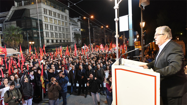 ΔΗΜΗΤΡΗΣ ΚΟΥΤΣΟΥΜΠΑΣ: Με το ΚΚΕ για να δυναμώσει η αντίθεση του λαού στους ιμπεριαλιστικούς σχεδιασμούς, στο ΝΑΤΟ, στην ΕΕ 