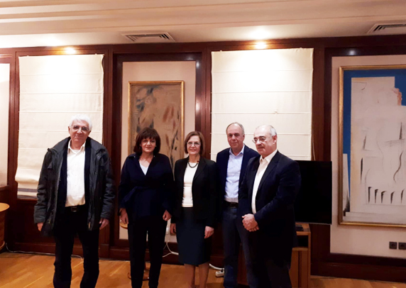 Συνάντηση με την Υπουργό Πολιτισμού Μυρσίνη Ζορμπά , είχαν οι βουλευτές Ημαθίας Χρήστος Αντωνίου και Φρόσω Καρασαρλίδου 