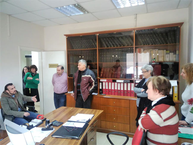 Περιοδείες της ΛΑΙΚΗΣ ΣΥΣΠΕΙΡΩΣΗΣ σε υπηρεσίες της Αλεξάνδρειας