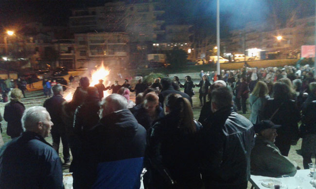 Το «κάψιμο των κέδρων» από τον Σύλλογο Δασκιωτών