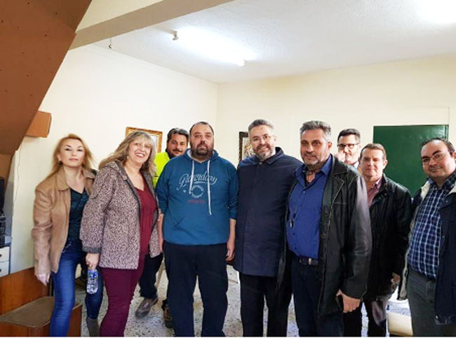 ΣΥΝΑΝΤΗΣΗ ΓΙΑΝΝΗ ΠΑΠΑΓΙΑΝΝΗ ΜΕ ΤΟ ΔΙΟΙΚΗΤΙΚΟ ΣΥΜΒΟΥΛΙΟ ΤΩΝ ΕΡΓΑΖΟΜΕΝΩΝ ΤΟΥ ΔΗΜΟΥ ΒΕΡΟΙΑΣ
