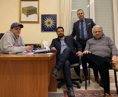 Επίσκεψη στα γραφεία του Συλλόγου Βεροιέων Αθήνας  πραγματοποίησε ο Τάσος Μπαρτζώκας