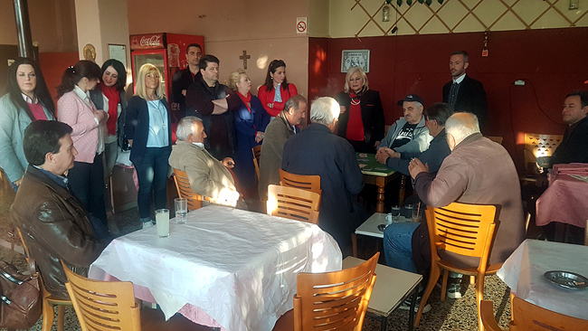 Αποκαλυπτική η Γεωργία Μπατσαρά σε Αγ. Βαρβάρα, Άμμο και Μετόχι