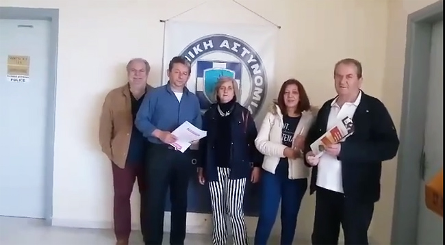 Περιοδεία της Λαϊκής Συσπείρωσης Βέροιας σε Αστυνομία και Πολεοδομία