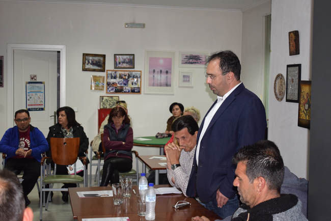 Δημόσιους Διαλόγους με κατοίκους της Αγίας Βαρβάρας και της Άμμου πραγματοποίησε ο Κώστας Βοργιαζίδης 