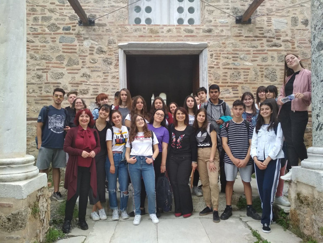 «Πρεσβευτές,Πρέσβειρες μουσείων και  μνημείων»  από το 4ο ΓΕΛ Βεροιας