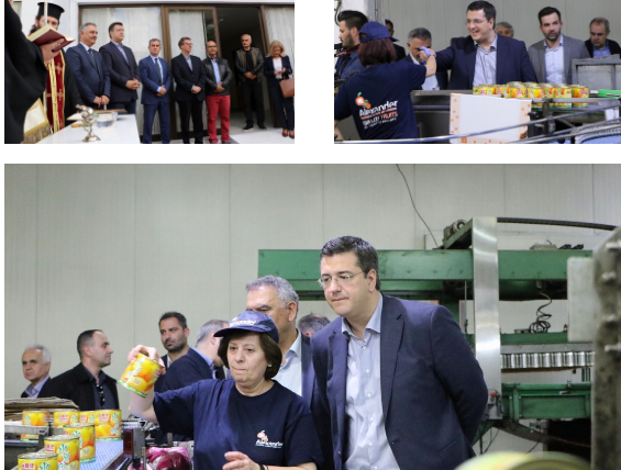 Επίσκεψη του επικεφαλής της περιφερειακής παράταξης «Αλληλεγγύη», Περιφερειάρχη Κεντρικής Μακεδονίας, Απόστολου Τζιτζικώστα στην πόλη της Βέροιας και σε περιοχές της Ημαθίας